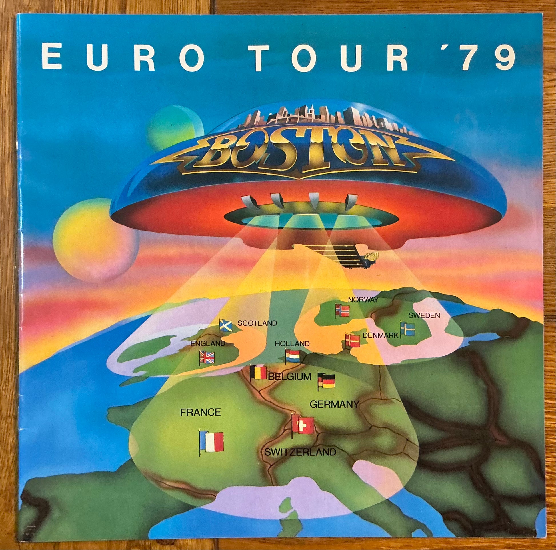 Boston Original Concert Programme Euro Tour 1979