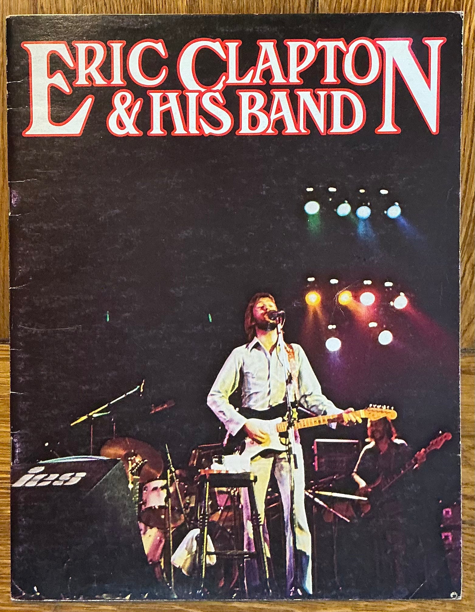 Eric Clapton Original Concert Programme Australian Tour Apr 1975