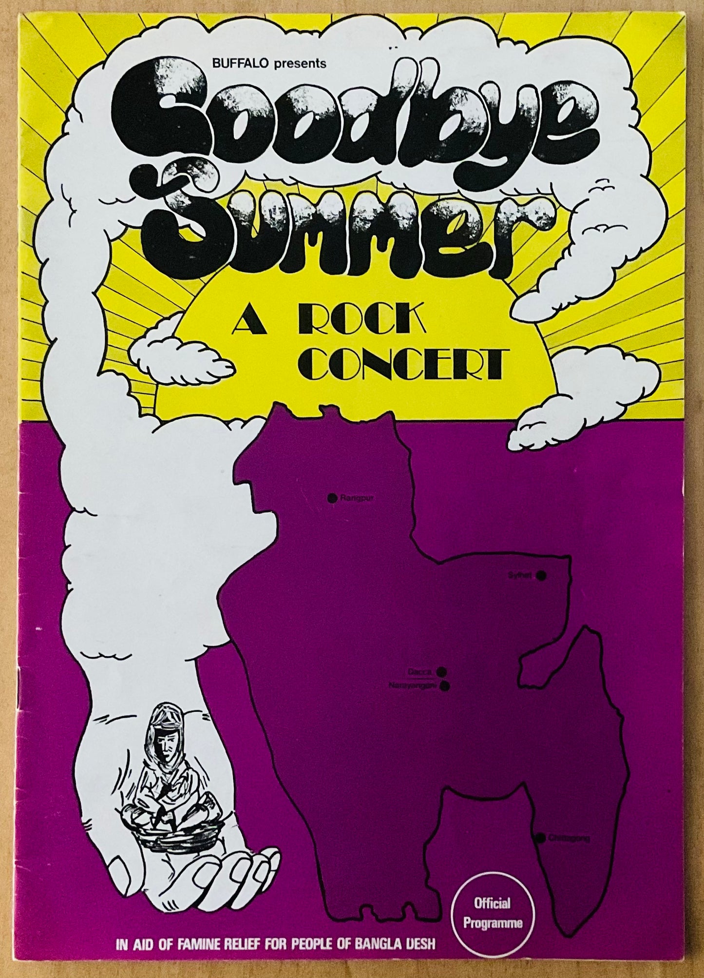 Who Faces Mott The Hoople Original Concert Programme Goodbye Summer Oval London 18th Sep 1971