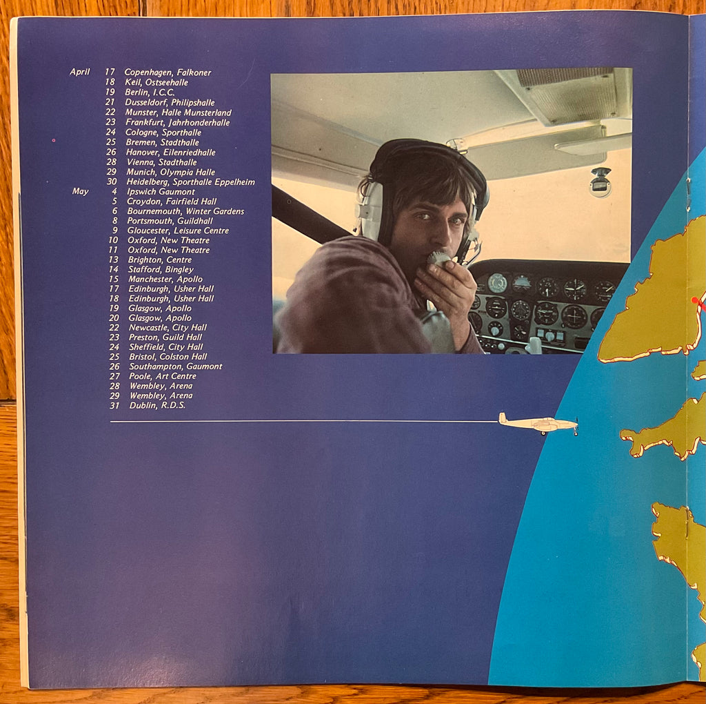 Mike Oldfield Original Concert Programme The Concert U.K. Tour 1980