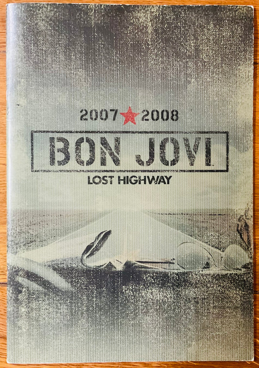 Bon Jovi Original Fully Signed Concert Programme Lost Highway Tour 2007/8