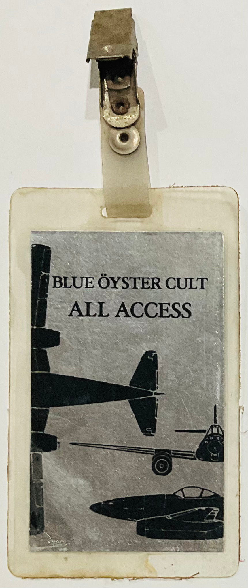 Blue Oyster Cult Original Concert Backstage Pass Ticket Revolution By Night Tour 1983