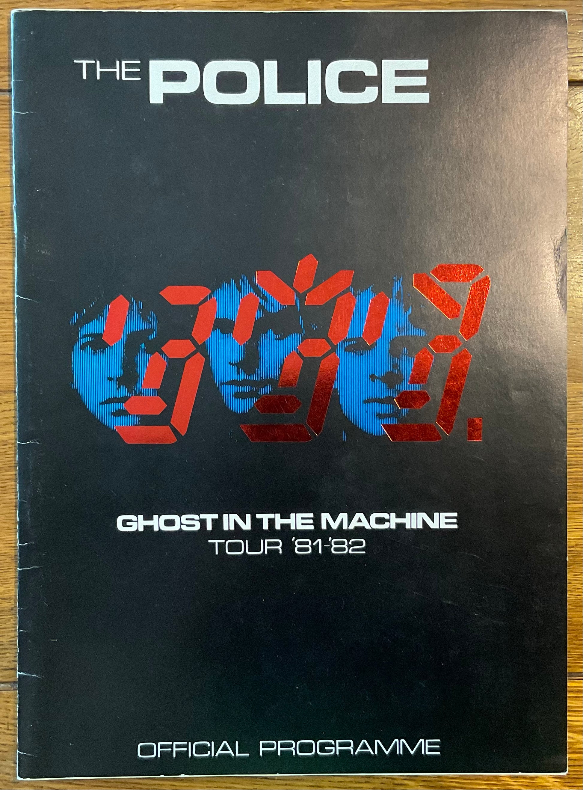 Police Original Concert Programme & Insert Flyer Ghost in the Machine UK Tour 1981/82