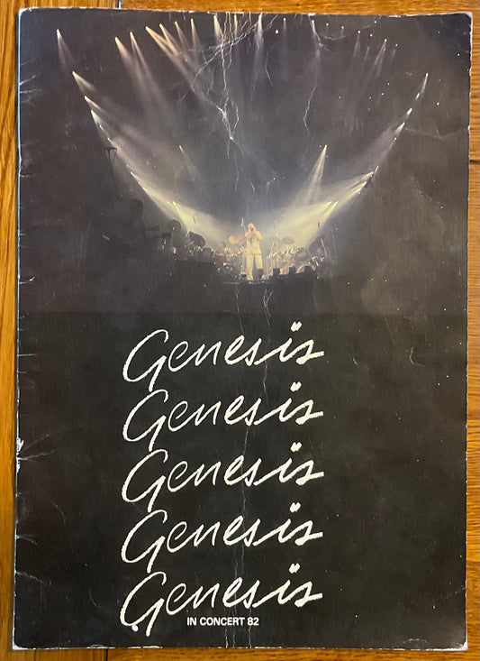 Genesis Original Concert Tour Programme European Tour 1982