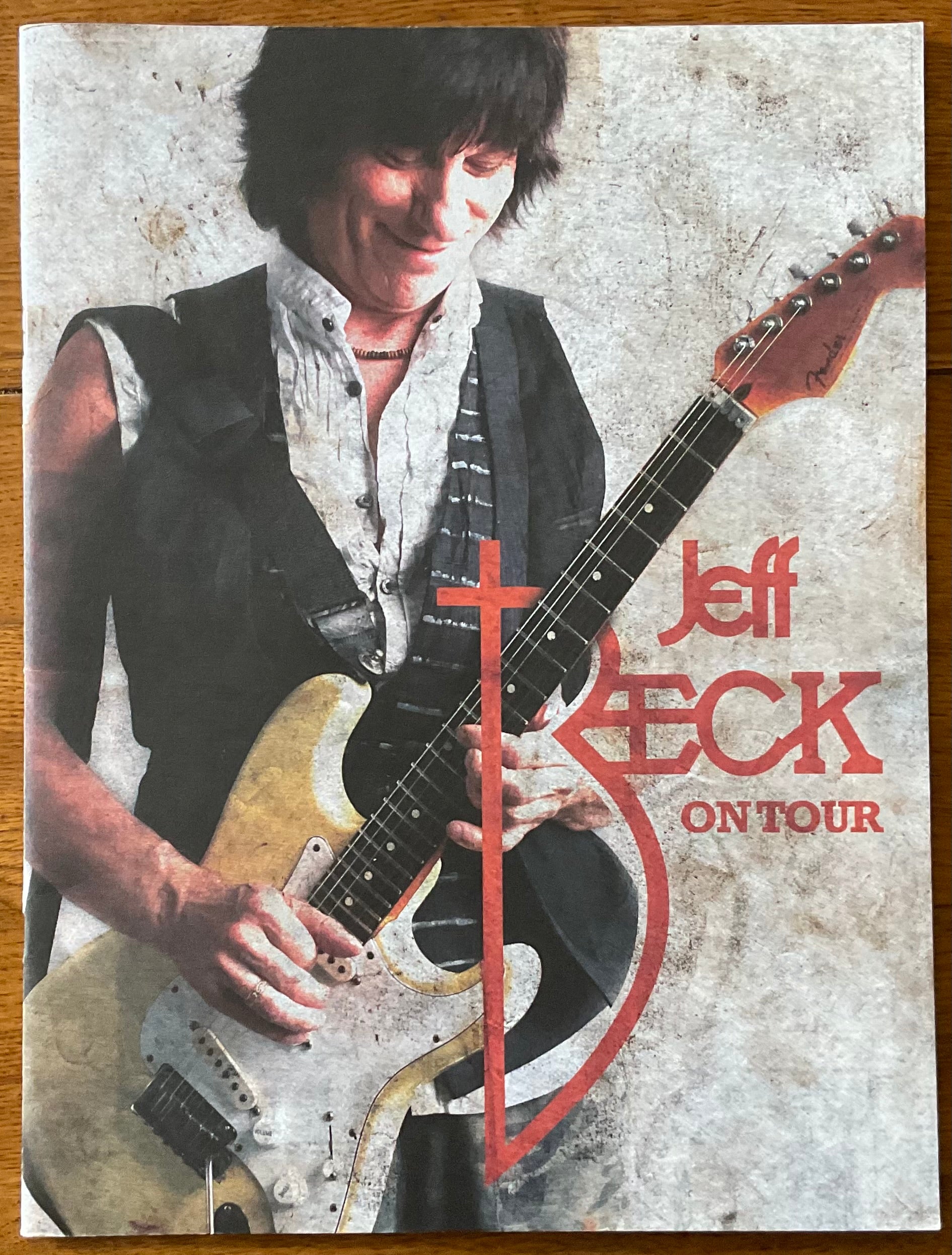 Jeff Beck Original Concert Programme World Tour 2009