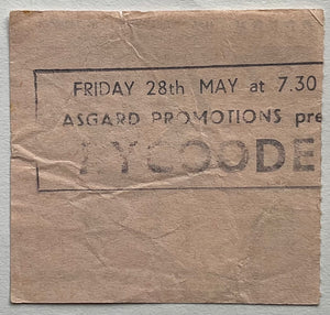Ry Cooder Original Used Concert Ticket Hammersmith Odeon London 28th May 1982