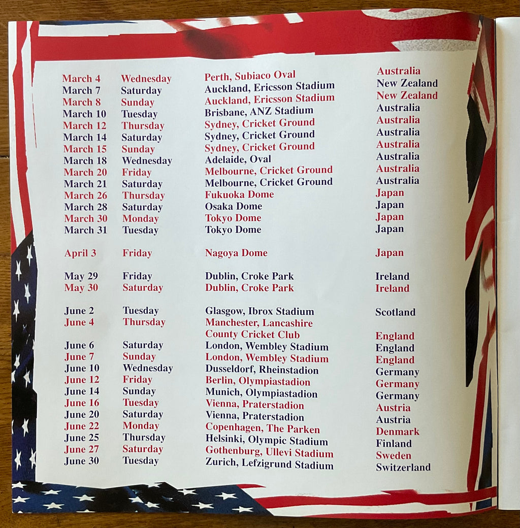 Elton John Billy Joel Original Concert Programme World Tour 1994