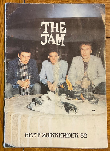 Jam Concert Programme Beat Surrender Tour 1982