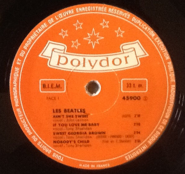 Beatles Les Beatles Original NMint 8 Track 10” Vinyl Album L.P Wig Cover Orange Label France 1964