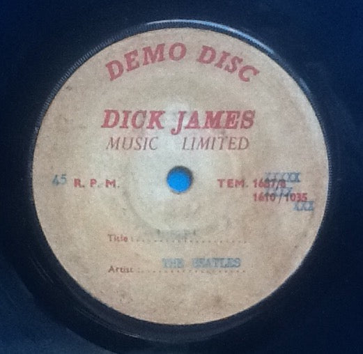 Beatles Help! 2 Track 7" Dick James Music Acetate