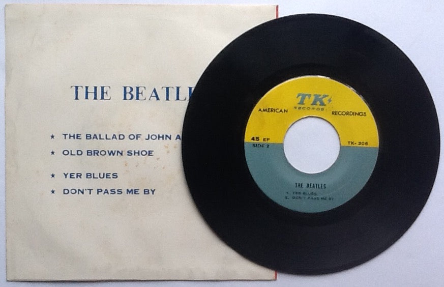 Beatles The Ballad of John and Yoko 4 Track NMint 7" E.P. Thailand 1969