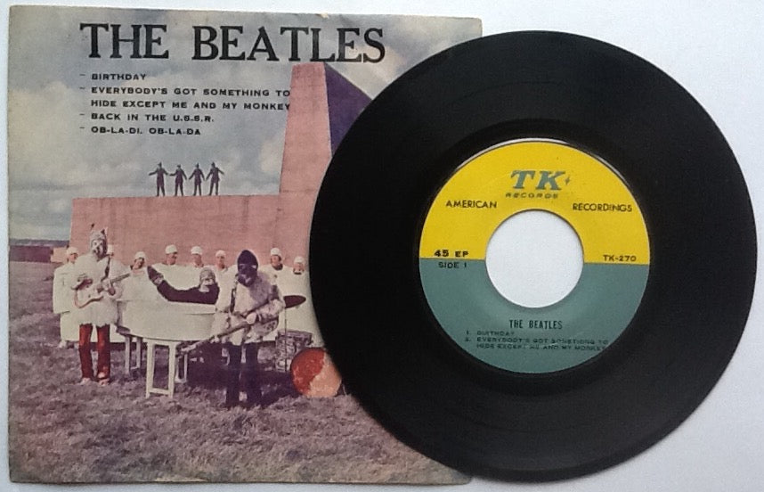 Beatles Birthday 4 Track 7" E.P. Thailand 1968