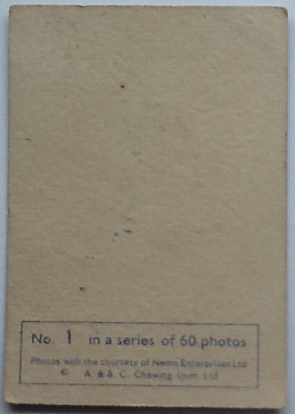 Beatles A & BC Series Complete Set of 60 Bubblegum Trading Cards UK 1964