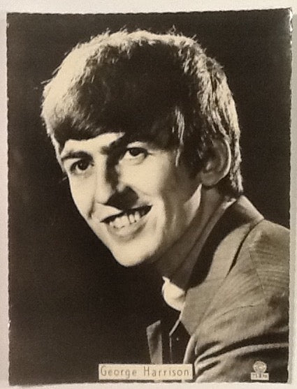Beatles George Harrison Original Top Star Portrait Photo Postcard TS270 1963