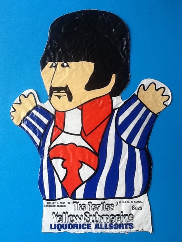 Beatles Set of 4 Yellow Submarine Candy Glove Puppets Fincharie's