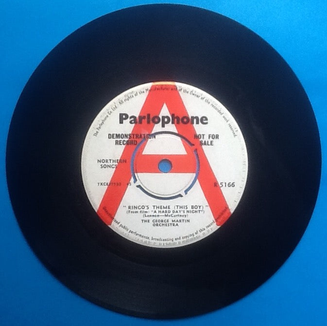 George Martin Ringo's Theme (This Boy) 7" NMint A Label Demo 1964