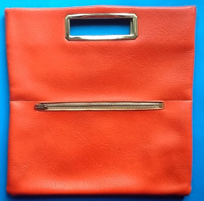 Beatles Orange Vinyl Handbag