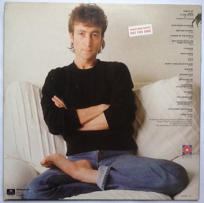 Beatles John Lennon The John Lennon Collection NMint Manufacturers Property Promo Demo Vinyl Album LP UK 1982