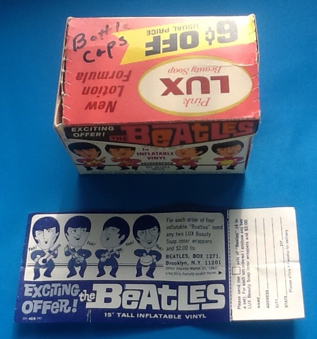 Beatles Lux Soap Box With Doll Offer and Mail In Offer Sheet