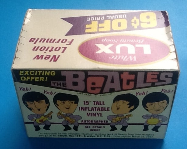 Beatles Unopened Lux Soap Box With Doll Offer and Mail In Sheet