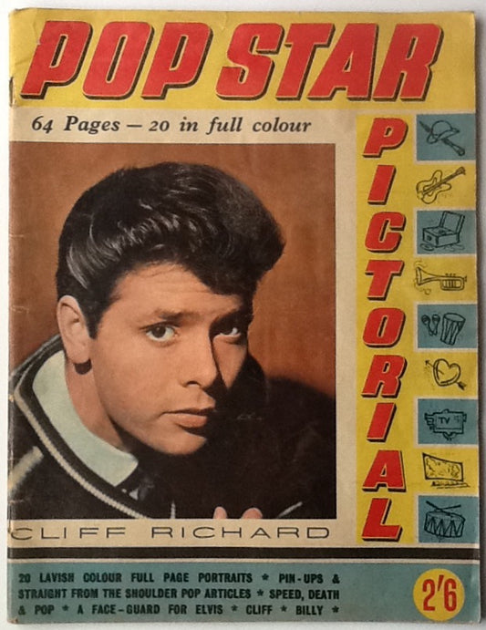 Beatles Cliff Richard Elvis Pop Star Pictorial Magazine 1962-63