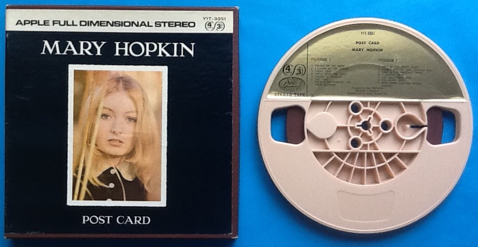 Beatles Mary Hopkin Postcard Reel To Rel Tape Apple Stereo USA 1968