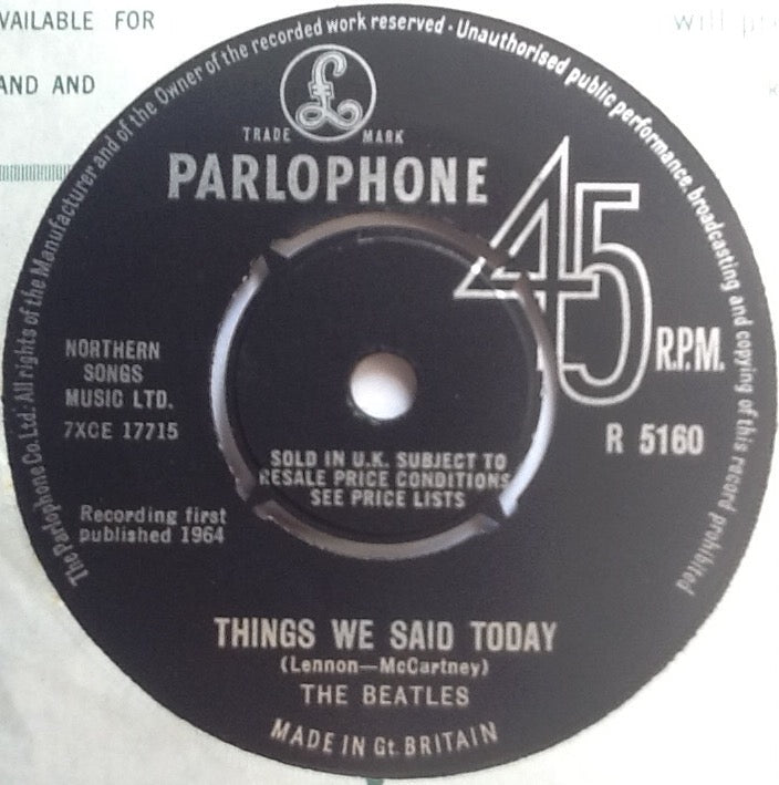 Beatles A Hard Day's Night 2 Track NMint Factory Sample Promo Demo Vinyl Single UK 1964