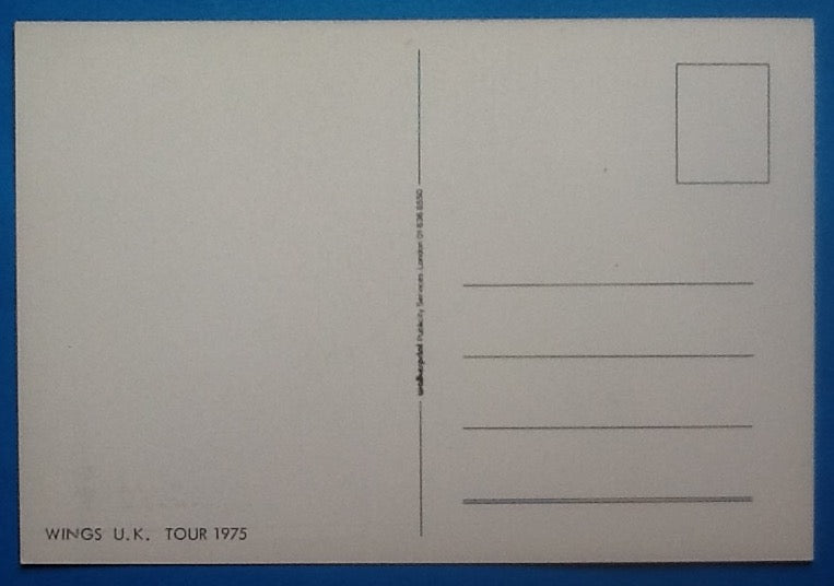 Beatles Paul McCartney Wings Set of 4 Fan Club Postcards 1975