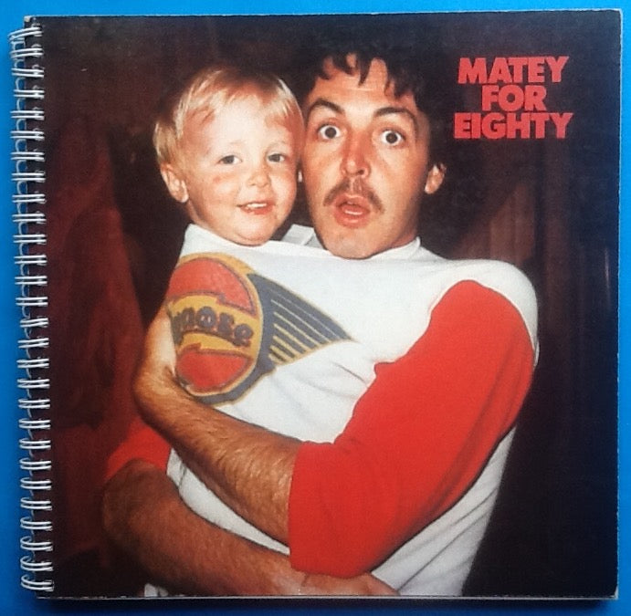 Beatles Paul Linda McCartney Matey For Eighty Desk Diary Calendar Book 1980