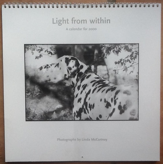 Beatles Paul Linda McCartney Light From Within Supporting PETA Calendar 2000