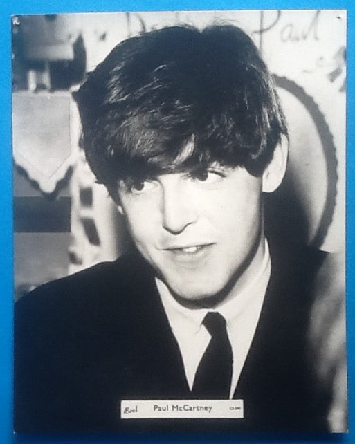 Beatles Paul McCartney Brel Photocard 1963 CS260