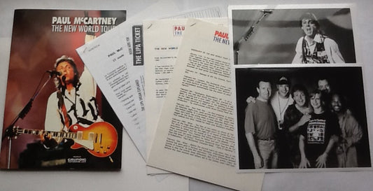 Beatles Paul McCartney New World Tour and LIPA Press Kit 1993