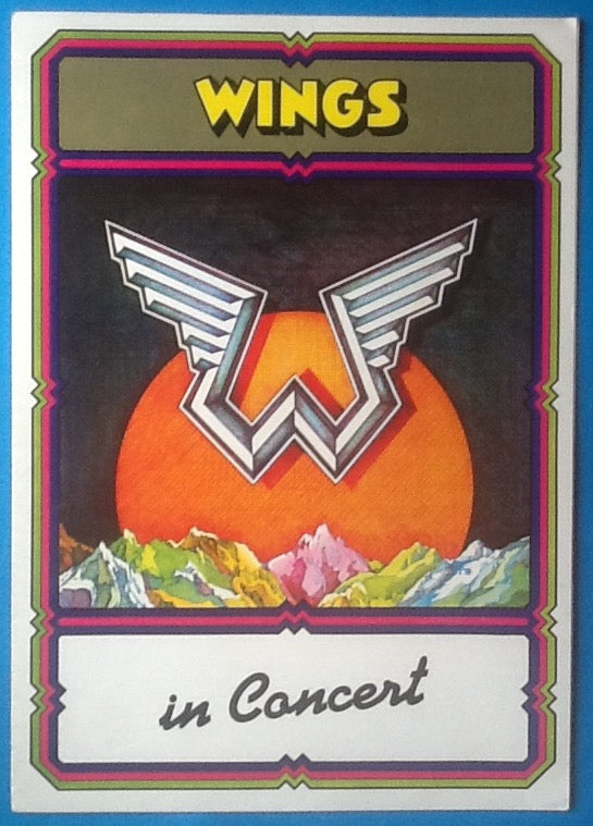 Beatles Paul McCartney Wings Concert Programme and Promo Items UK Tour 1975