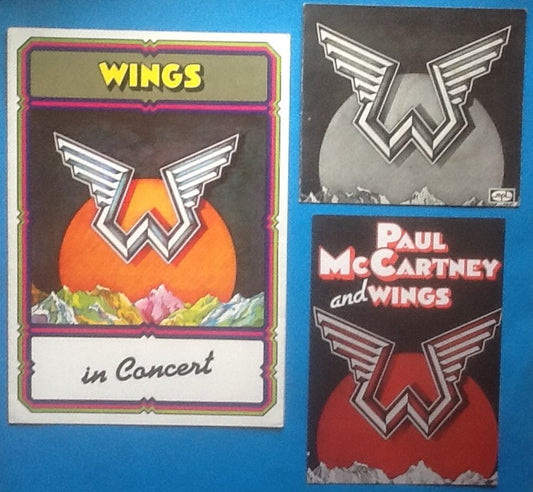 Beatles Paul McCartney Wings Concert Programme and Promo Items UK Tour 1975