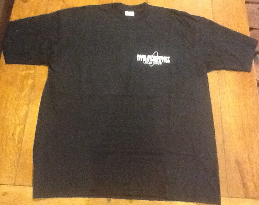 Beatles Paul McCartney Original Unused Black Local Crew T Shirt New World Tour 1993