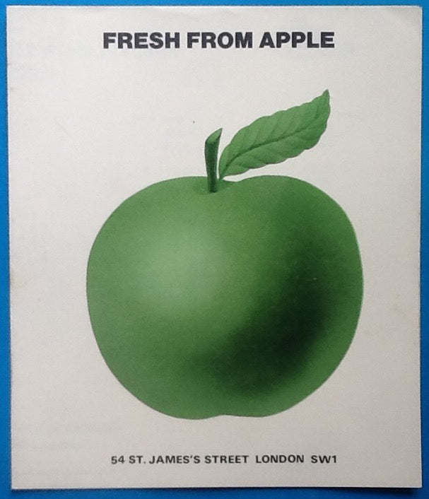 Beatles Phil Spector Christmas Album Fresh From Apple Promo Handbill Flyer 1972