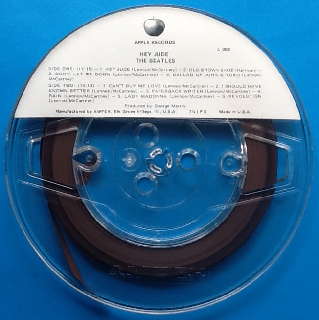 Beatles Hey Jude Reel To Reel Tape 7 1-2 IPS Stereo USA 1970