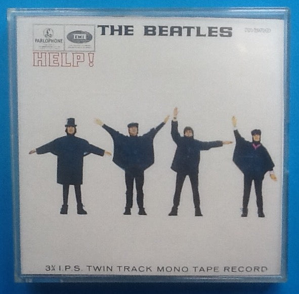 Beatles Help! Reel To Reel Mono Tape Jewel Case Packing Slip Insert 1968