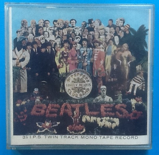 Beatles Sgt Pepper's Lonely Hearts Club Band Reel To Reel Mono Tape Jewlel Case Packing Slip 1968