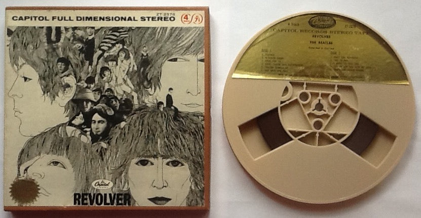 Beatles Revolver 4 Track 7 1-2 IPS Reel To Reel Stereo Tape Capitol USA 1967