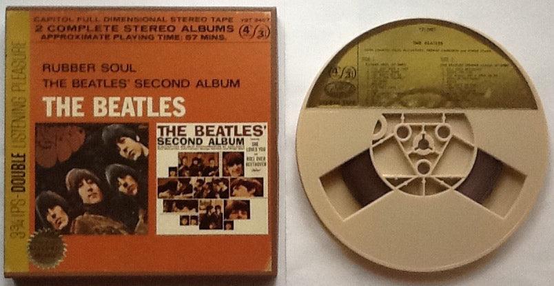 Beatles Rubber Soul Second Album 4 Track Reel To Reel Stereo Tape USA 1966