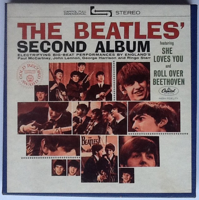 Beatles Second Album NMint 4 Track Reel To Reel 7 1-2 IPS Stereo USA 1970