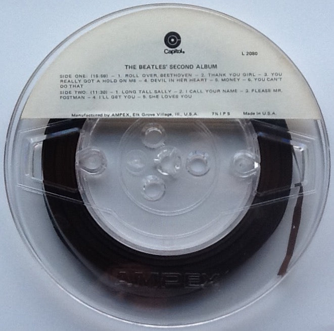 Beatles Second Album NMint 4 Track Reel To Reel 7 1-2 IPS Stereo USA 1970