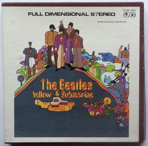 Beatles Yellow Submarine 4 Track Reel To Reel Tape 3 3-4 IPS USA 1969