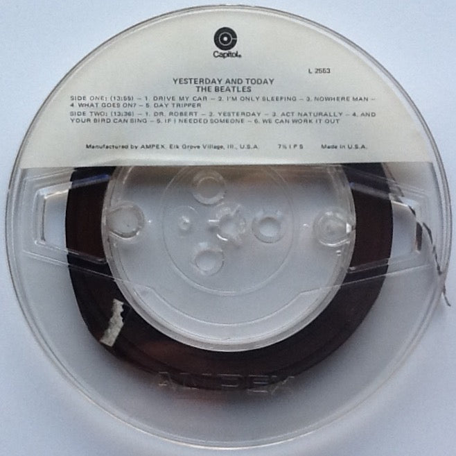 Beatles Yesterday and Today 4 Track Reel To Reel Tape 7 1-2 IPS Stereo USA 1970
