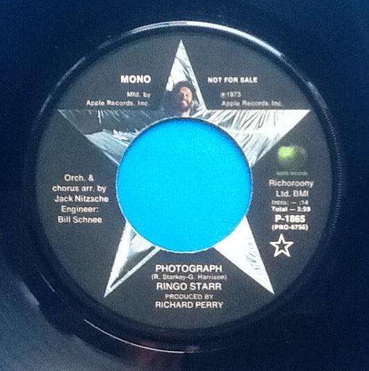 Ringo Starr Photograph 2 Track 7" NMint Apple Promo USA 1973