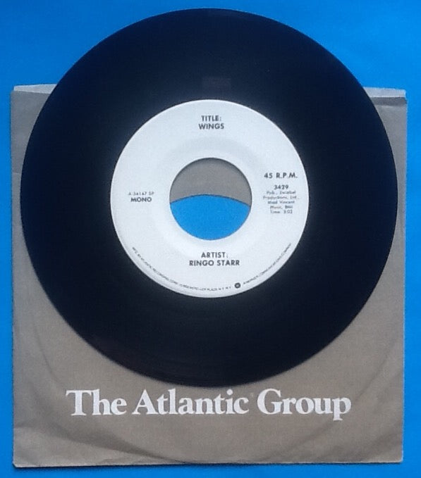 Ringo Starr Wings 2 Track 7" NMint White Label Promo USA 1977