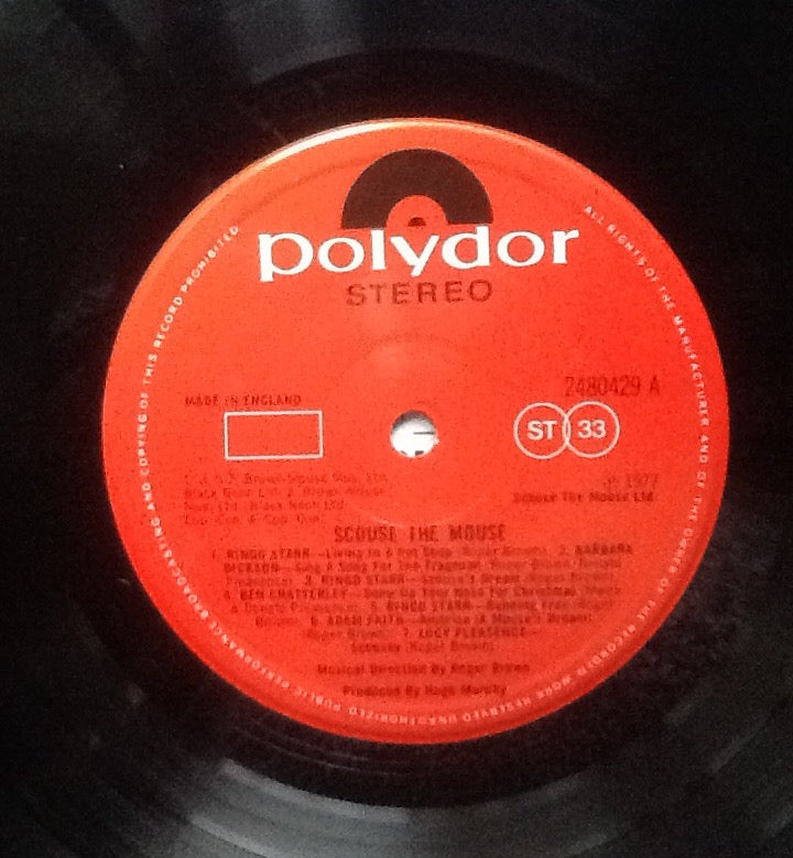 Beatles Ringo Starr Scouse the Mouse 1st Pressing Vinyl Album Polydor 1977