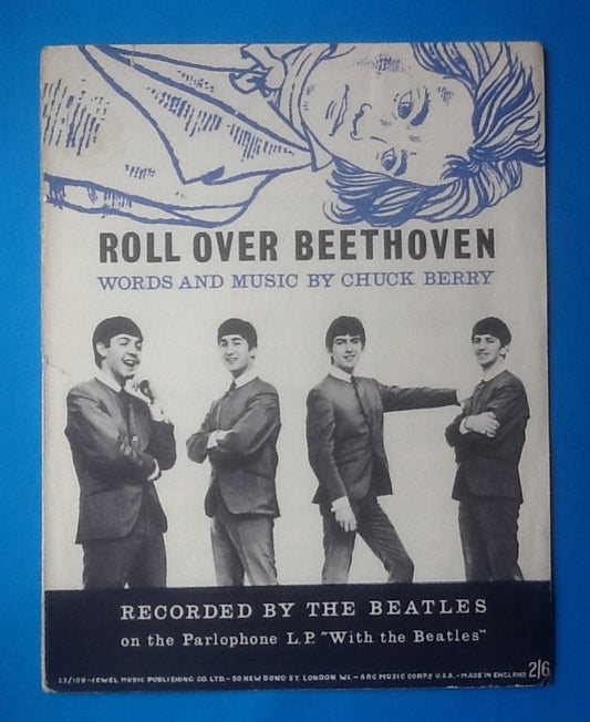 Beatles Roll Over Beethoven UK Sheet Music