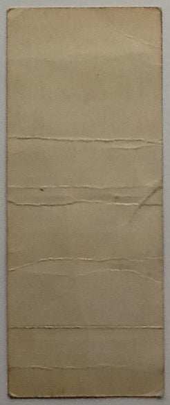 Beatles Original Unused Concert Ticket Maple Leaf Garden Toronto 1966